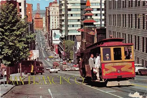 B26010 Alte Straßenbahn Tramway Chemin de fer Seilbahn San francisco 