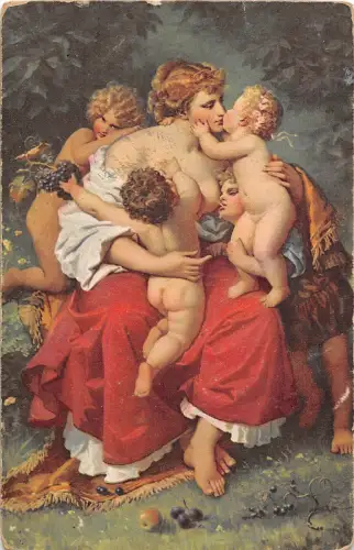 B27478 Kunst Peintures & Tableaux Wilhem von Kaulbach Caritas