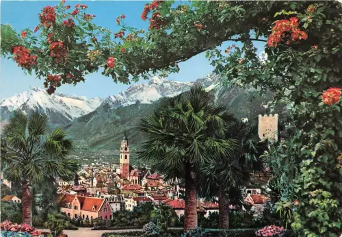 B33833 Meran Panorama Italien