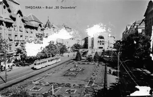 B18034 Chemin de fer Alte Straßenbahn Tram Timisoara
