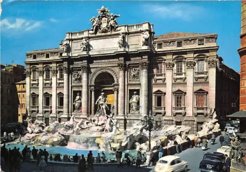 B75849 roma fontana di trevi italy