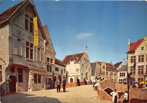 B30909 Gay Belgium Ort des süßen Willkommens und das Haus der drei Köpfe