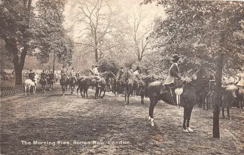 BR59456 the morning ride rotten row london horse uk