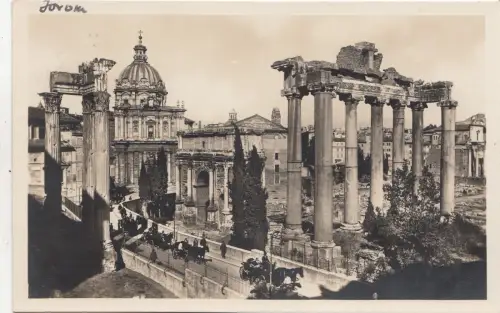 BF32461 roma porte del foro romano con nuovi scavi italy front/back image