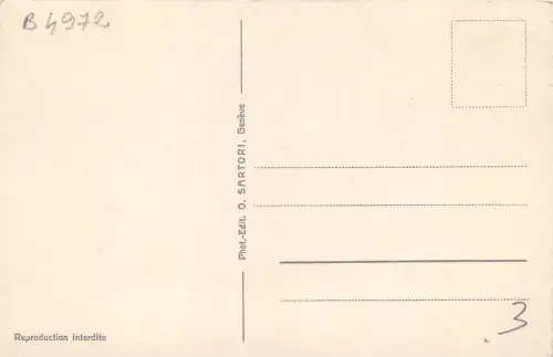 B4972 Château de Chillon Front/Back Scan