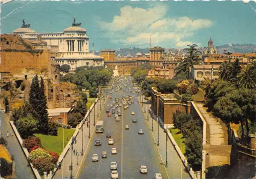 B40677 Roma Forum Imperiali Straße Italien