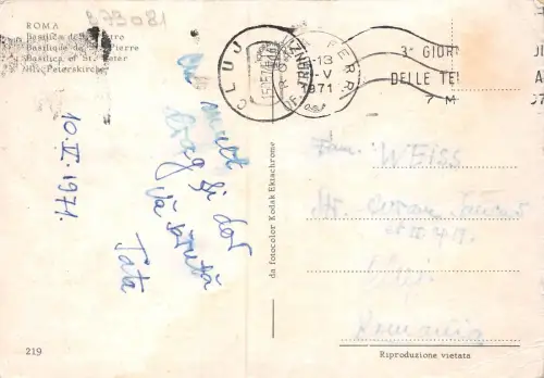 B73081 Roma Basilika St. Peter Italien