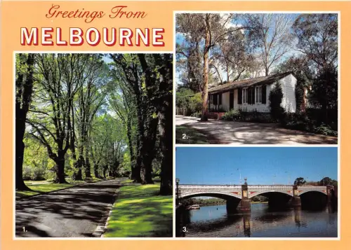 B44584 Melbourne Multiviews Australien
