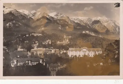 B72120 Sinaia si Bucegi foto fischer prahova Echtfoto Rumänien