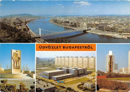 B56601 Budapest Multi Views Ungarn