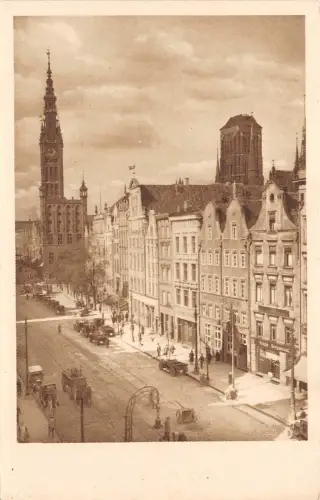 B86538 gdansk danzig dlugi rynek z ratuszem poland