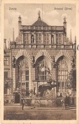bg18909 Danzig Danzig Arthushof Borse Polen