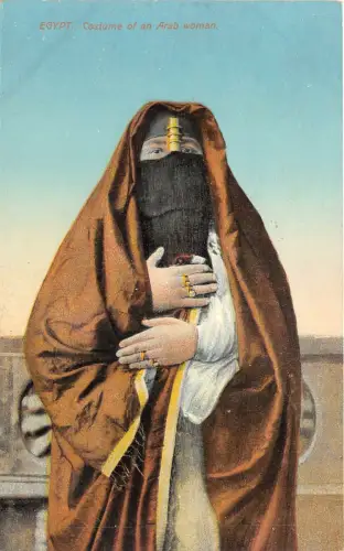 br104444 Kostüm einer arabischen Frau Ägypten Afrika Ägypten Folklore Kostüm