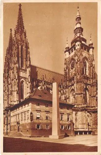 B2780 Tschechien Praga Chram sv Vita PPC Front/Back Scan