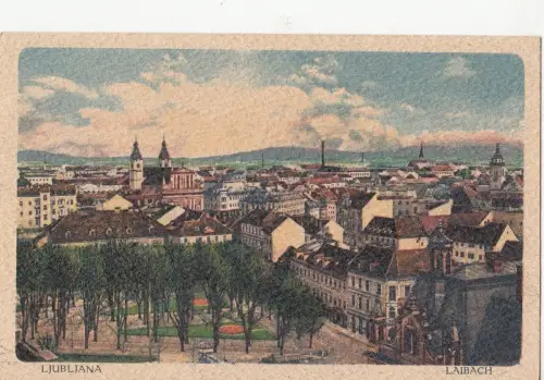 B78116 ljubljana laibach slowenien scan front/back image