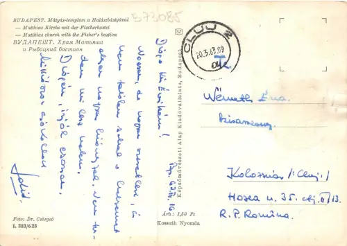 B73085 Mathias Kirche Budapest Ungarn