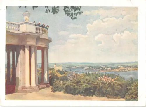 B109508 Ukraine Kiew Fluss Gesamtansicht Panorama