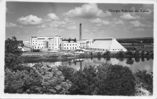 B78442 giurgiu fabrica de zahar Zuckerfabrik Echtfoto Rumänien