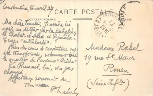 Lot 62 Constantine le pont du diable algeria