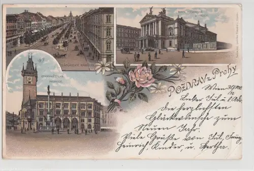 B78859 prahy prag prag praha Tschechien Staromestsk Scan Vorder-/Rückbild