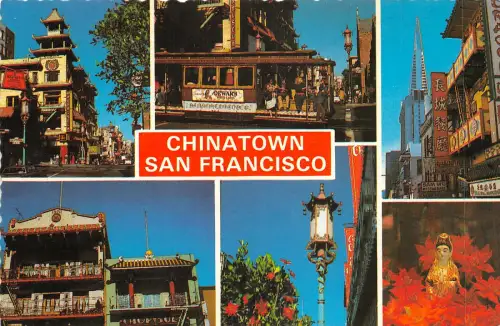 Lot 12 USA San Francisco California Chinatown Tramway Tram