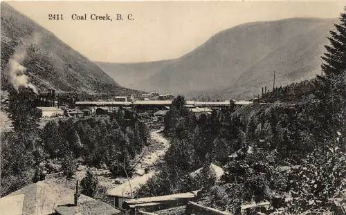 US5612 Coal Creel British Columbia Canada Coal Factory Industry