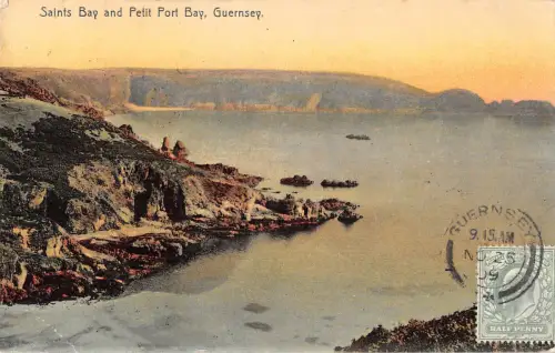 uk37401 saints bay and petit port bay guernsey uk lot 11 uk TCV
