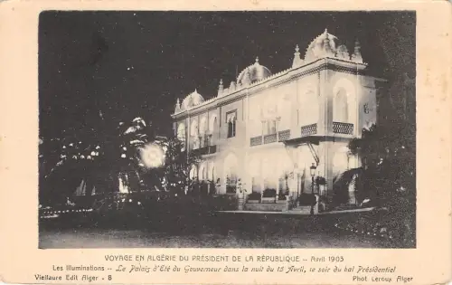 BF35725 algeria voyage en algerie du president de la republique front/back scan