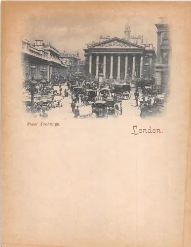 Br34324 London Royal Exchange England