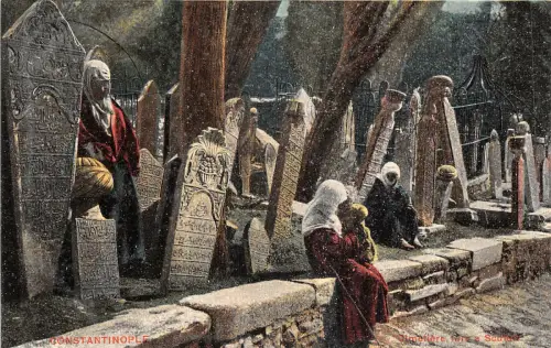 US6575 cimetiere turc constantinople istanbul turkey