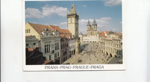 BF24851 praha czech republic staromestske namesti front/back image