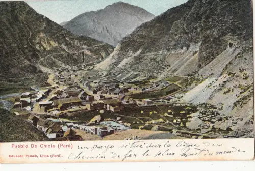 B81806 pueblo e chicla peru Vorder-/Rückseitenbild