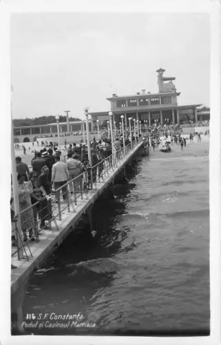 B11289 Constanta Podul si cazinoul Rumänien Echtfoto Rumänien