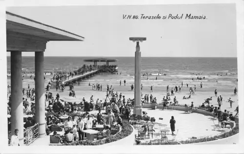 B73290 mamaia podul mamaia constanta Echtfoto Rumänien