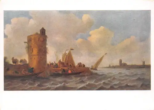 BR12724 Gemälde Postkarte Russland