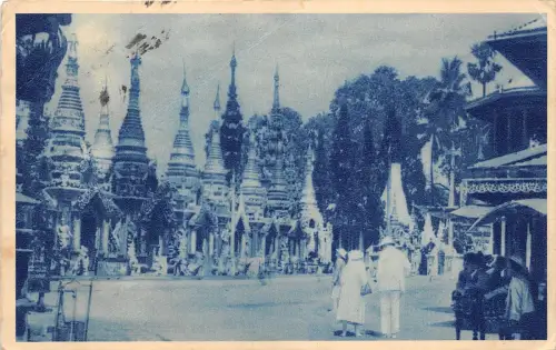 BR62464 Burma Pagode Schuh Dagon zu rangoon befschreine Myanmar