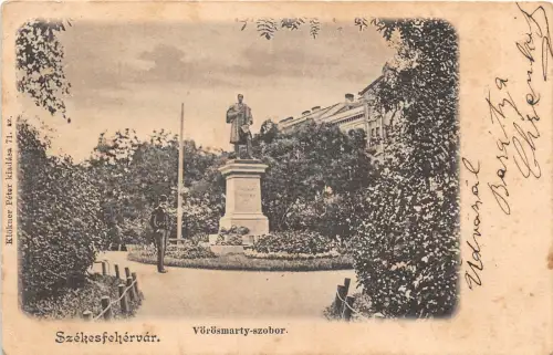 Lot125 Ungarn Szekesfehervar Vorosmarty Statue