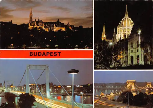 B68356 Ungarn Budapest Multiviews