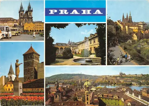 B45124 Praha Autobus Multiviews Tschechisch