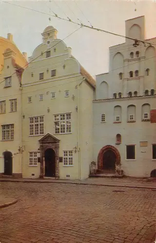 B46576 Wohnhäuser in der Maza Pils Straße Riga Lettland