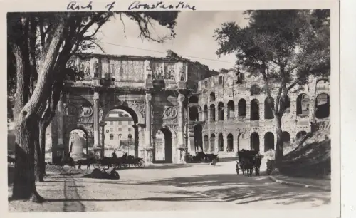 BF32382 roma arco di costantino e colosseo italy front/back image