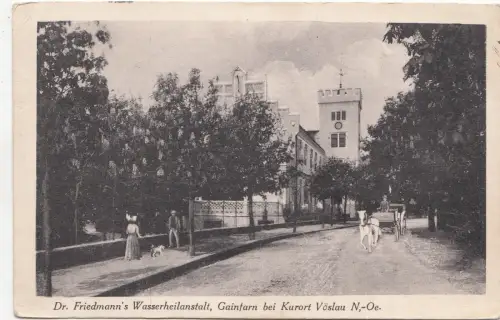 B80362 gaintarn bei kurort voslau dr fredmann s wasse austria front/back image