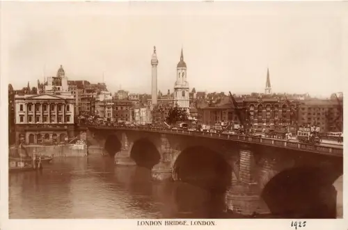 BR60241 Brücke Doppeldeckerbus London UK Echtfoto