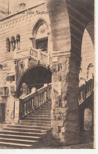 BF32381 scala della ragione verona italy front/back image