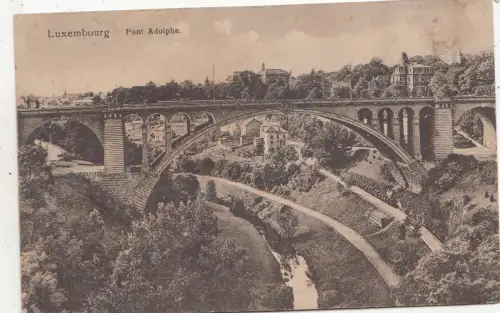 BF32628 luxembourg pont adolphe front/back image
