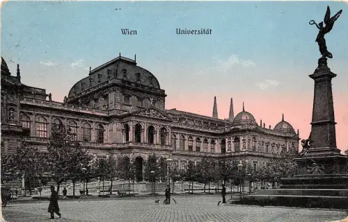 B3529 Austria Wien Universitat 1911 Front/Back Scan