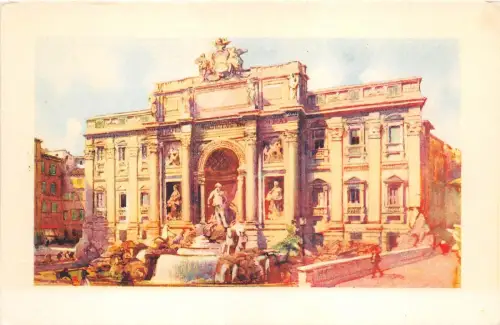 B3759 Italien Roma Fontana di Trevi Front/Back Scan