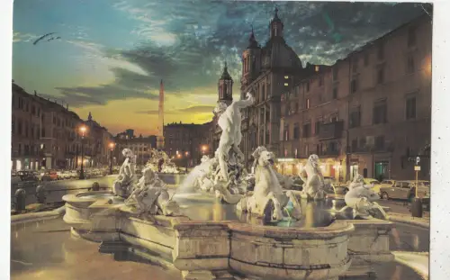 BF23529 roma piazza navona italy front/back image