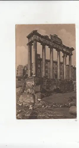 BF32502 roma foro romano tempio di saturno italy front/back image