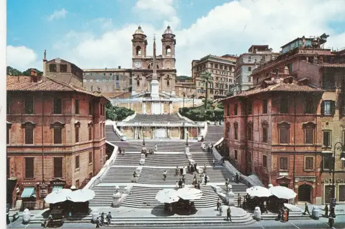 BF15122 piazza di spagna roma italy front/back image